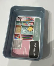 ORGANIZADOR DE GAVETAS MINI LINHA LOGIC AZUL - OU