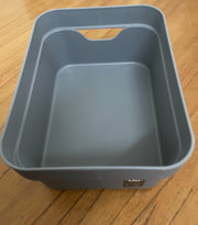 CAIXA ORGANIZADORA CUBE MINI CINZA