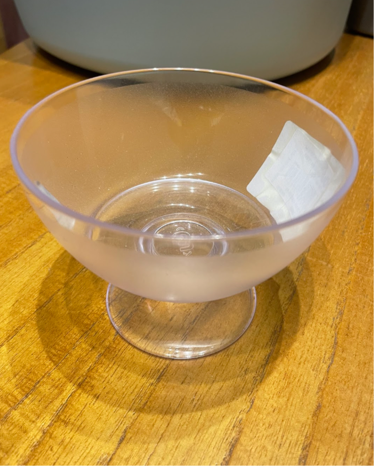 TAÇA DE SOBREMESA TRANSPARENTE