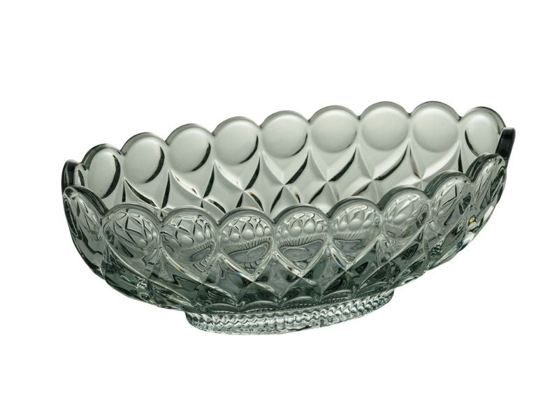 CENTRO DE MESA/FRUTEIRA CRISTAL VERDE - WOLFF