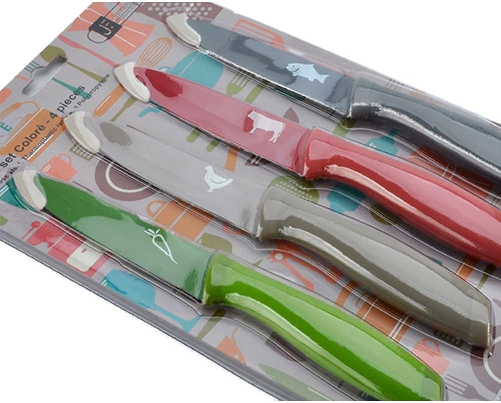 CONJUNTO DE FACAS COLORÊ 4 PEÇAS - JAMES F