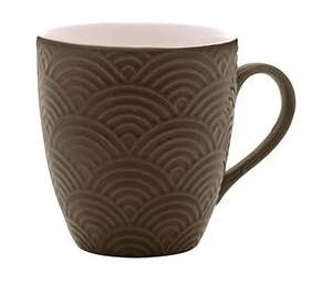 CANECA CERÂMICA IPANEMA MARROM - LYOR