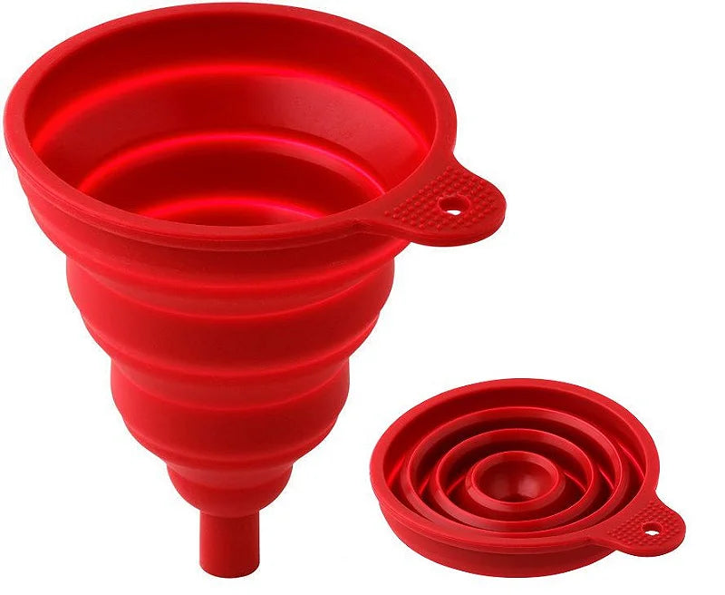 FUNIL RETRÁTIL SILICONE