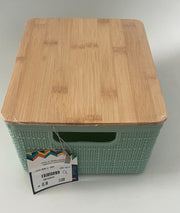 CAIXA ORGANIZADORA C/ TAMPA 4L VERDE