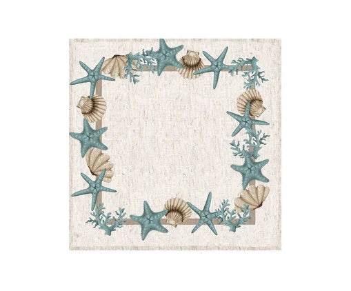 GUARDANAPO DE MESA LINHO ESTRELA DO MAR - DECORTEXTIL