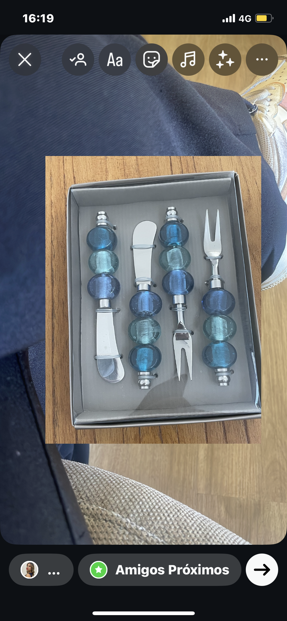 CONJUNTO C/ 4 TALHERES - RIBEIRO E PAVANI