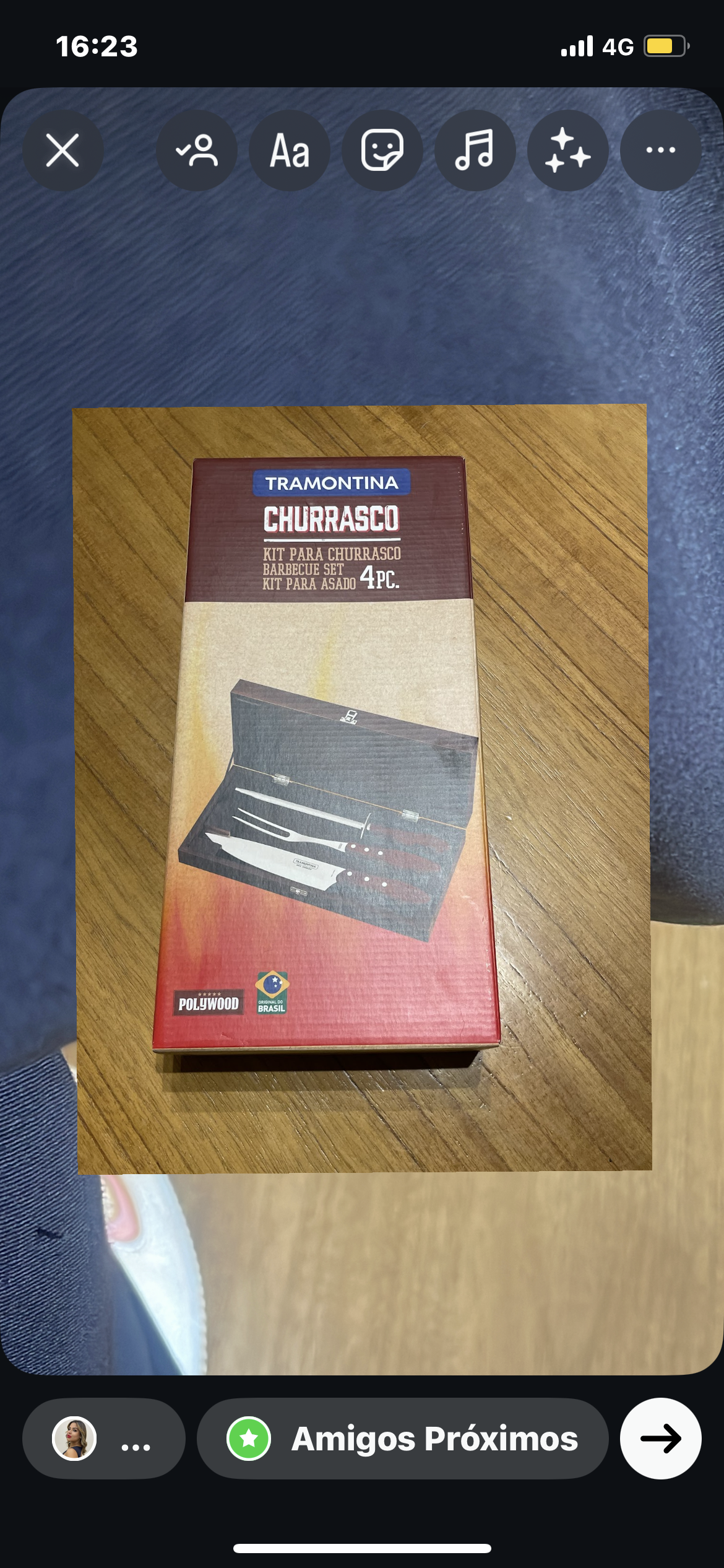 KIT PARA CHURRASCO - TRAMONTINA