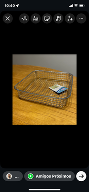 CESTO ORGANIZADOR 20x20x5 cm - Lyor