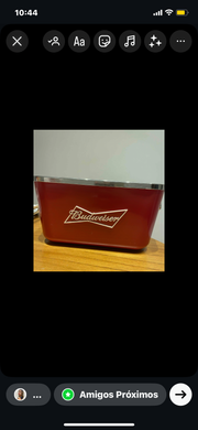 BALDE P/ CERVEJA BUDWEISER - BUDWEISER