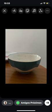 BOWL PORCELANA TURQUESA