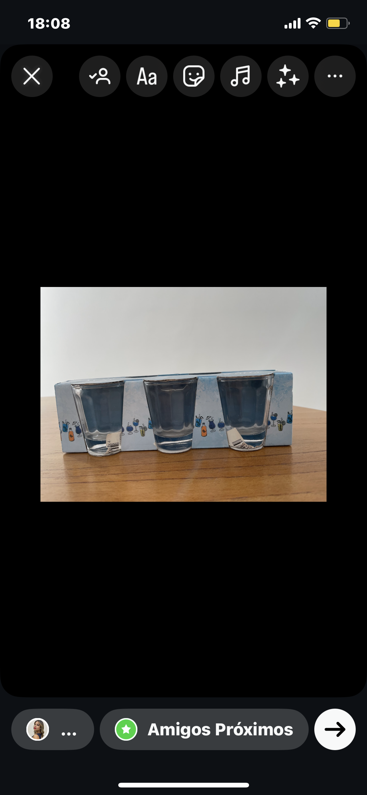 CONJ 6 COPOS P/SHOT LYOR