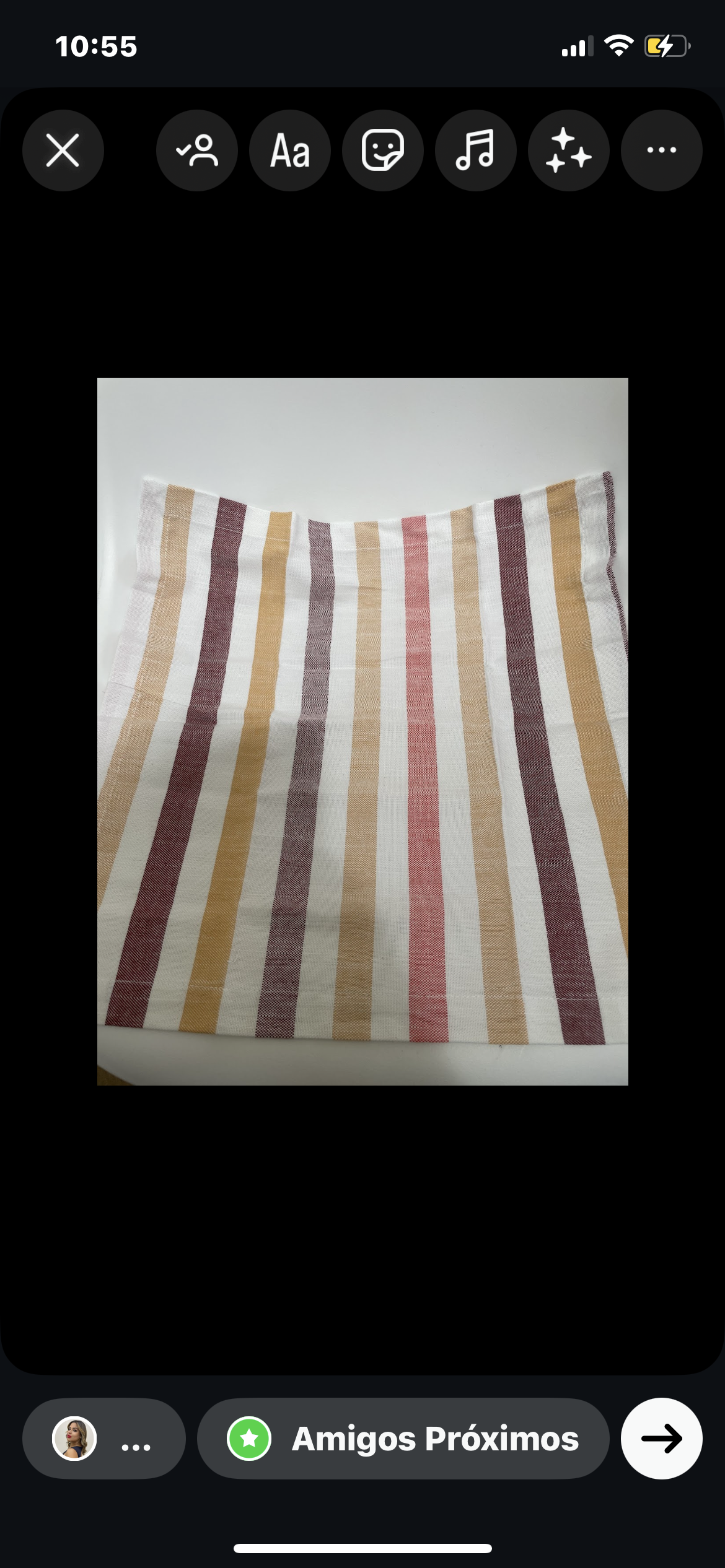 GUARDANAPO STRIPE TERROS MAMEG