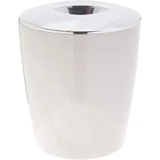 LIXEIRA CROMO VITRA BRANCA