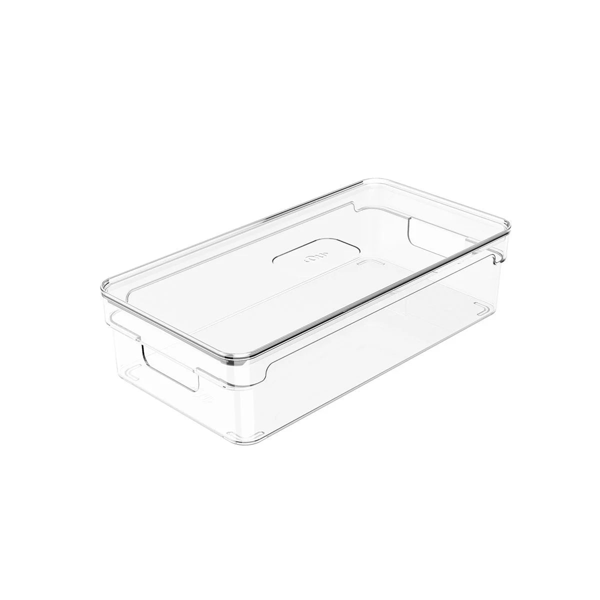 ORGANIZADOR CLEAR COM TAMPA 30x15x7cm