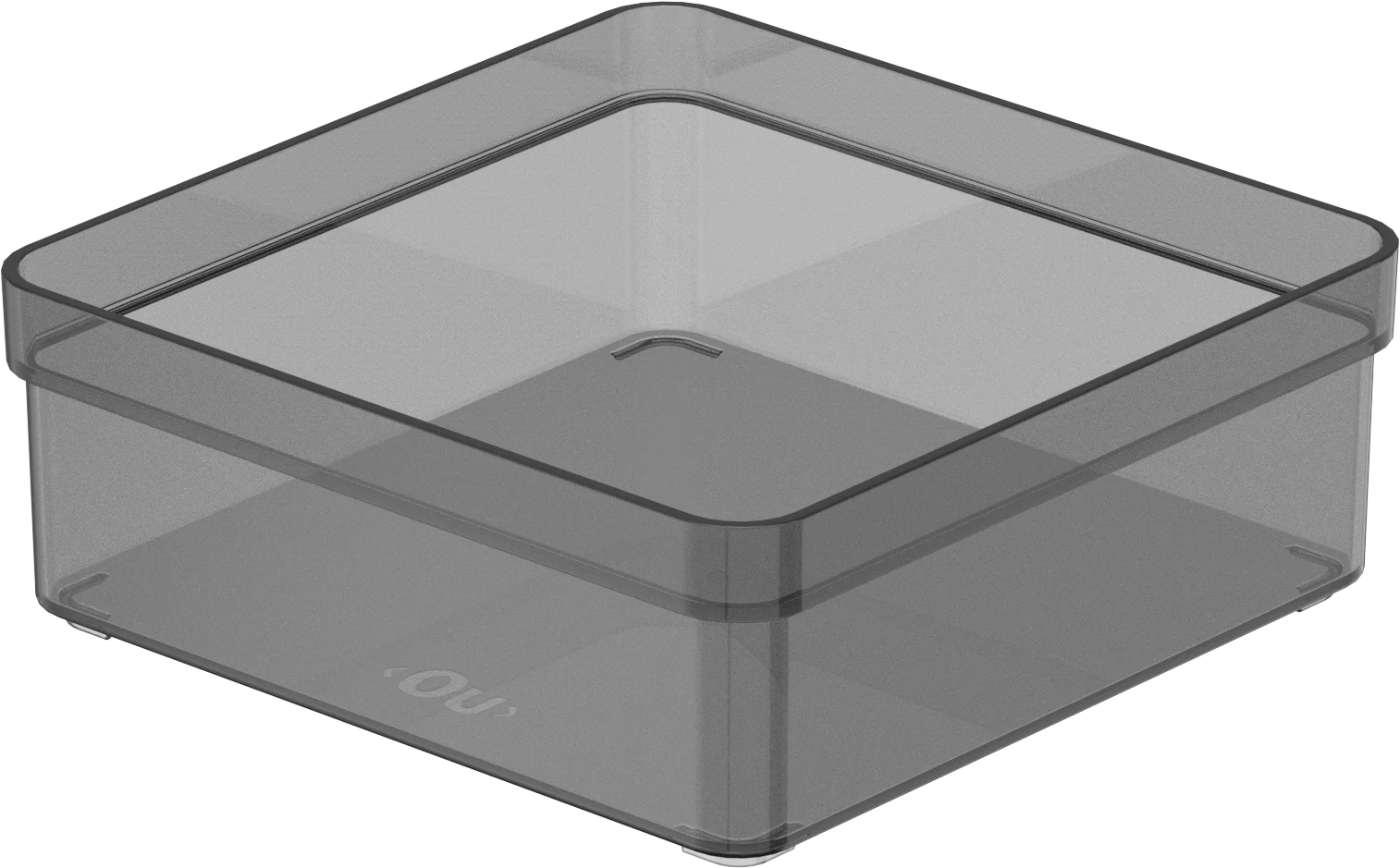ORGANIZADOR DE GAVETA CLEAR 15 x 15 FUME