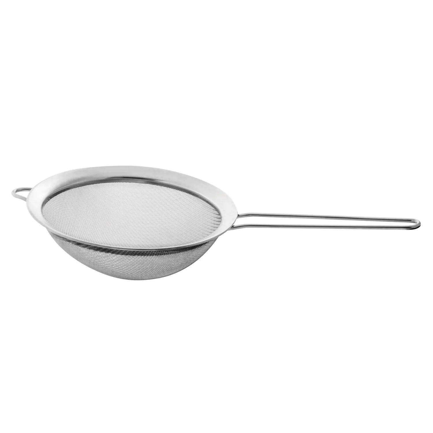 PENEIRA INOX, 19 CM CABO INOX VAZADO