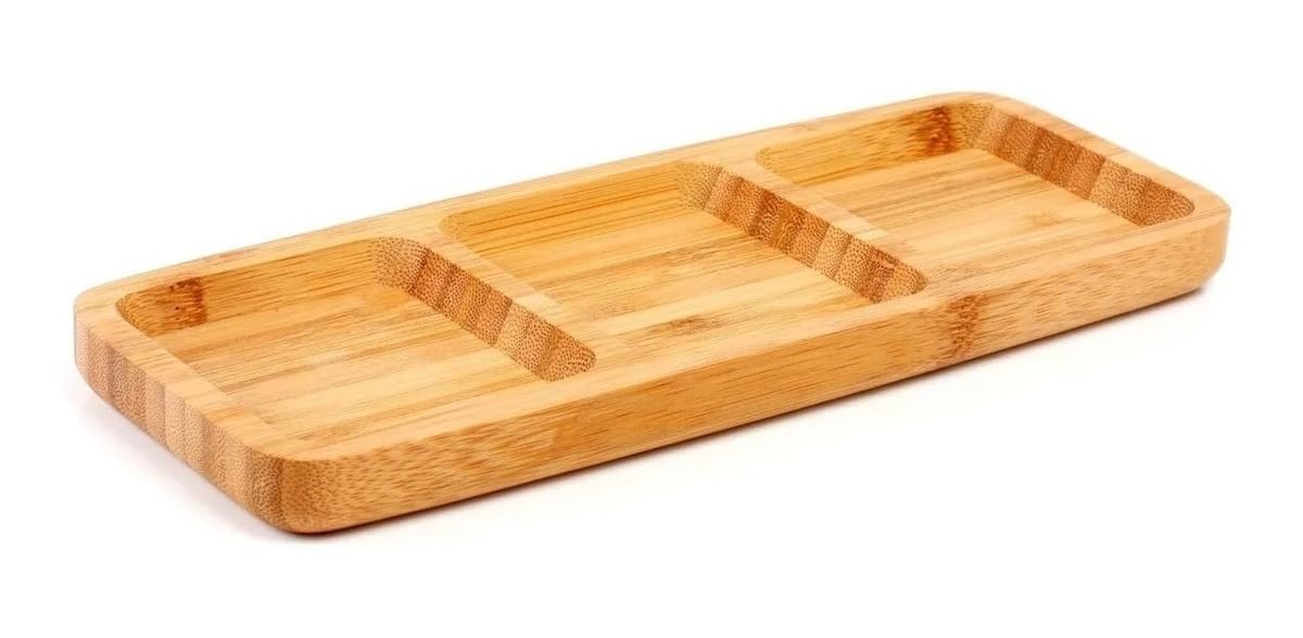 PETISQUEIRA TRIPLA BAMBU 25,5x10x20 cm