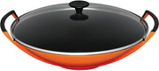 WOK 36CM COM TAMPA DE VIDRO - TRADITIONAL