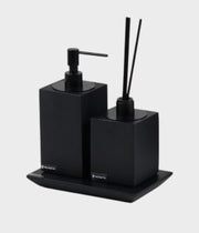 CONJ. QUAD. 4PÇS - PUX. BLACK MATTE